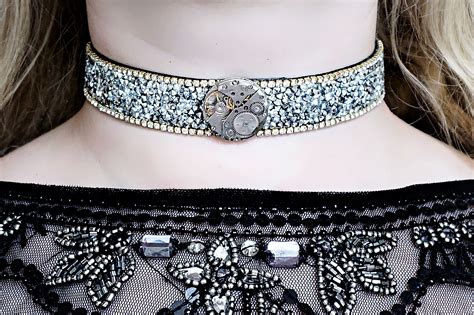 Стимпанк БДСМ сабмиссив ошейник чокер | Steampunk BDSM
