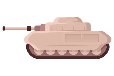 Military Modern Tank in Cartoon Style. C Graphic by pch.vector