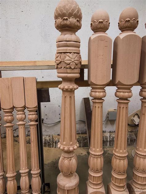 Столбы деревянные для лестницы - купить в Get-Wood. Цена, фото