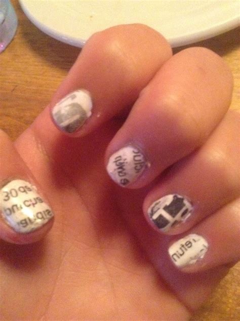 Cute paper nails | Nails, Beauty, Style
