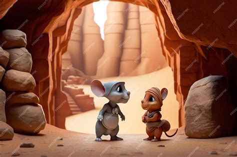 Premium AI Image | A cartoon character from the movie mouse and the mouse
