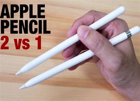 Apple Pencil 1 vs 2: сравнение пенсилов