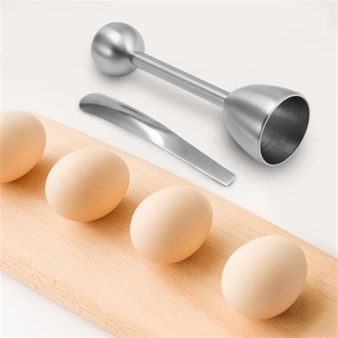 roestvrij staal ei separator ei lepel ei cups set grandado