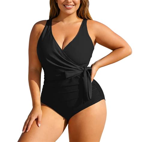 Yuncity Womens Swimsuits One Piece Plus Size Swimsuit Floral Print