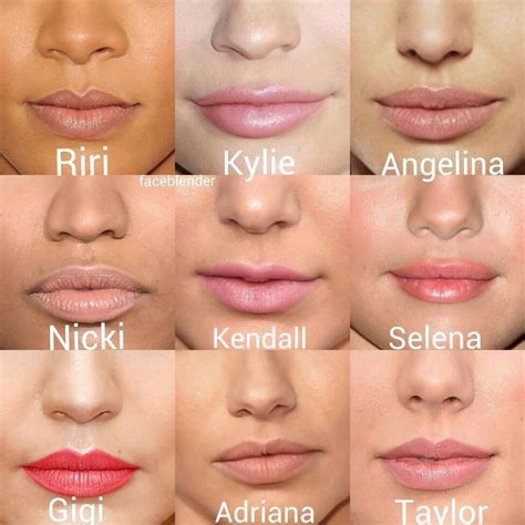 pin  tinaa  hot lipstics lip fillers lip shapes kylie jenner