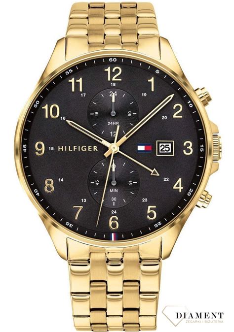 Zegarek męski Tommy Hilfiger 'Złoty Hit' 1791708 - www.zegarki-diament.pl