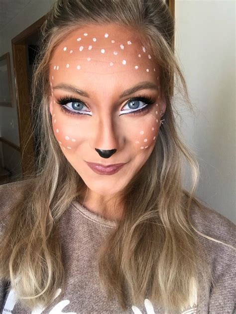 Halloween Deer Makeup | Deer halloween makeup, Halloween costumes ...