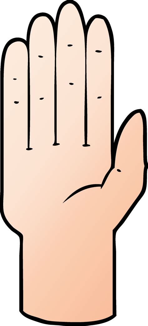 vector cartoon hand  vector art  vecteezy
