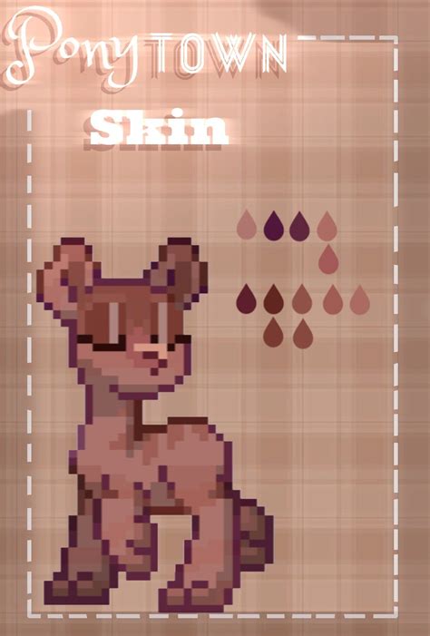 Pony Town Skin | Te amo dibujo, Dibujos bonitos, Dibujos
