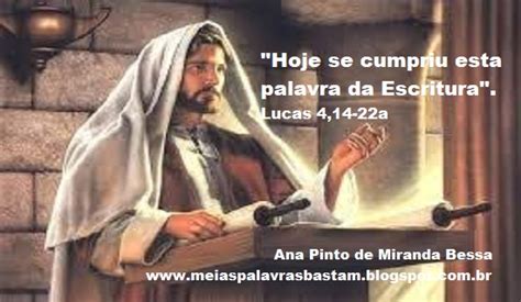 Lucas 4 14 21 Explicacao - PALAVRA DE DEUS: LUCAS 4,14-22 - JESUS EM NAZARÉ : REFLEXÃO DE ANINHA