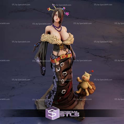 Lulu Sexy Final Fantasy Digital Sculpture | SpecialSTL