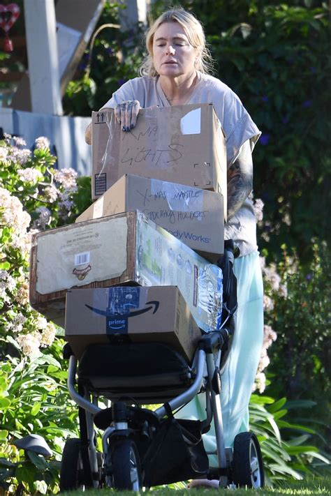 Erika Eleniak Take the Dog For a Walk 01/10/2024 • CelebMafia