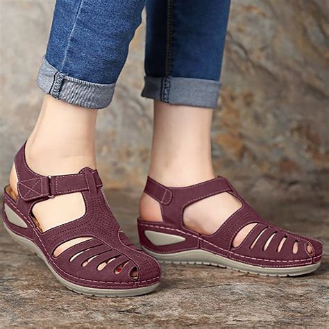Hinvhai Closed Toe Sandals Women ,Womens Summer Sandals Casual Bohemia