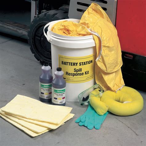 GRAINGER APPROVED Battery Spill Kit, 5 Gal - 3TYH6|3TYH6 - Grainger