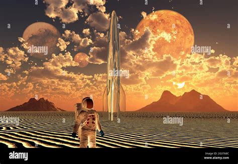 Interplanetary Space Travel Stock Photo - Alamy