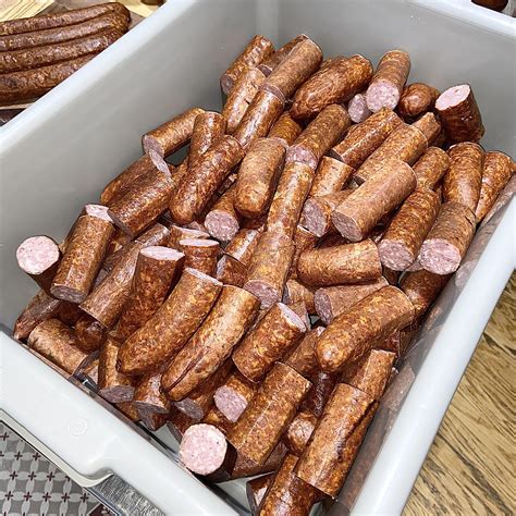 Home made smoked sausage for a shrimp boil. : r/sausagetalk