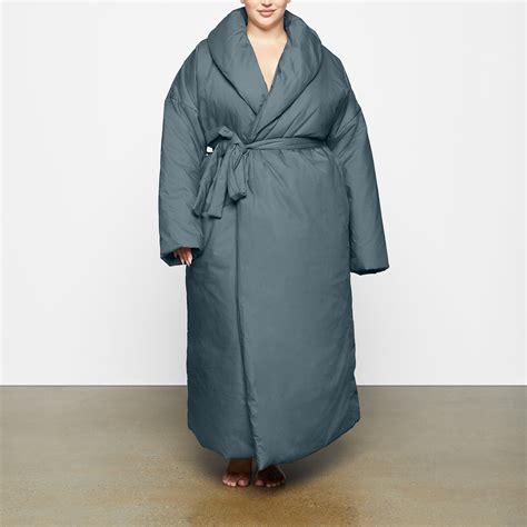 Cotton Duvet Robe - Kyanite | SKIMS