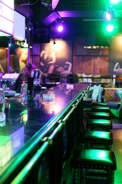 Luxury Night Club in European Style Stock Image - Image of apartment ...