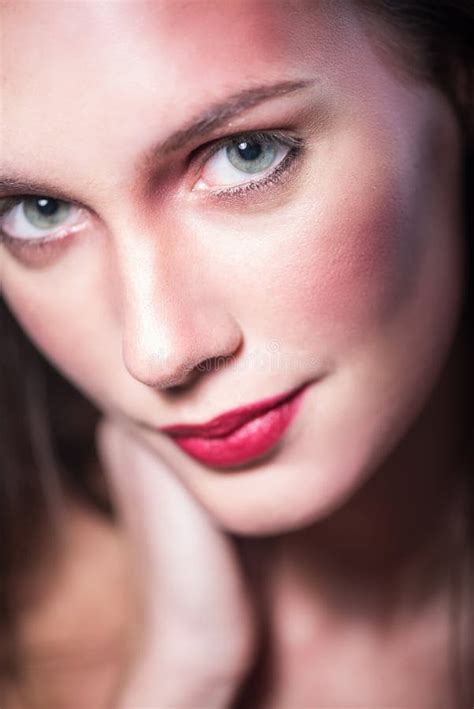 Beautiful Lady with a Pleasant Face Stock Photo - Image of care, bright ...