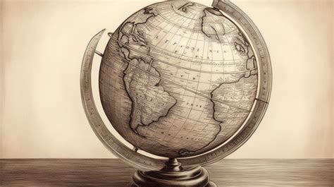 World Globe Vintage Drawing Of A Backgrounds | JPG Free Download - Pikbest