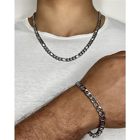 Corrente E Pulseira Masculina