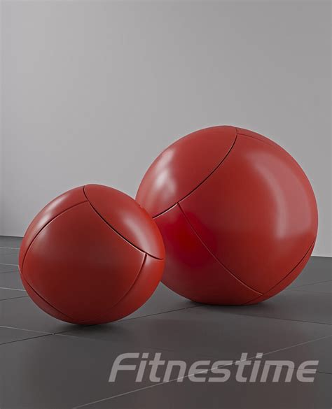 Медбол из натуральной кожи, 5 кг - Fitnestime