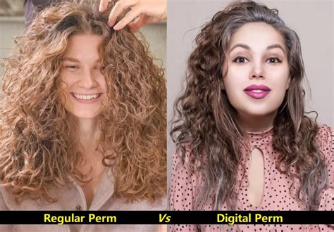 regular perm  digital perm whats  difference hairstylecamp