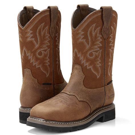 Men's Steel Toe Cowboy Safety Boots – Knightdale Horse Sports
