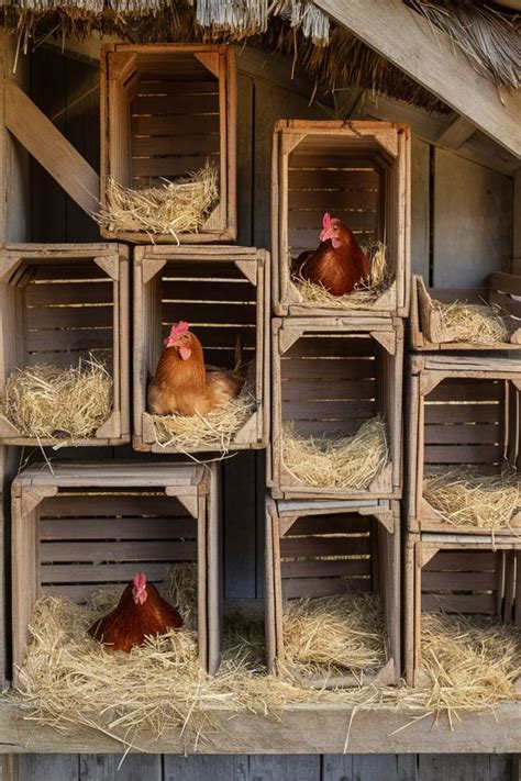 diy nesting boxes  chickens   coop craftydiyerscom