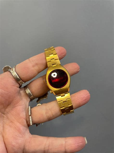Unique Geneva Electronic Digital Watch Red Face | Boardwalk Vintage