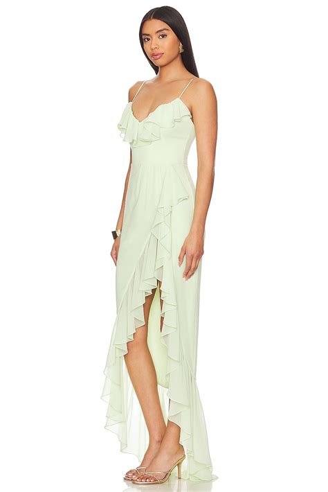 Katie May Valeria Gown in Honeydew | REVOLVE
