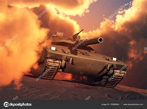Танк .3d визуализации стоковое фото ©Iurii 150898644