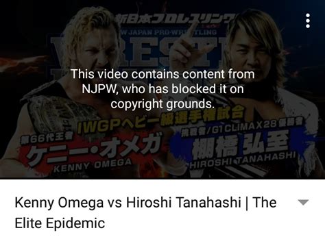 They took it down because they fear someone speaking the truth. : r/njpw