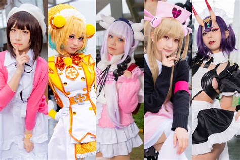 japanese cosplayers  day   winter comiket