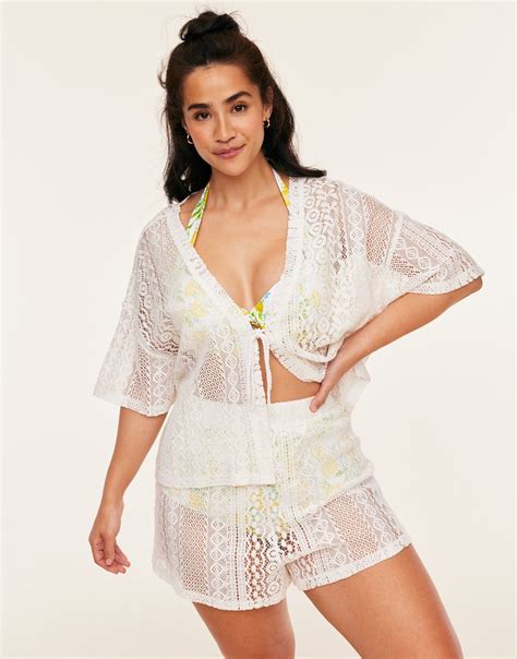 Nika White Plus Top and Short Set | Adore Me