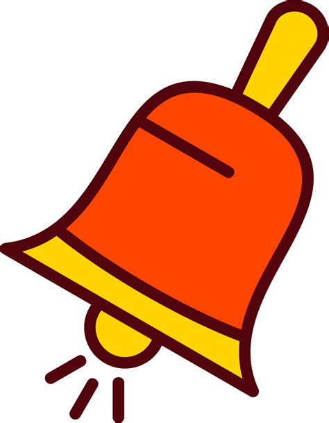 School Bell Vector Icon 16847439 Vector Art at Vecteezy