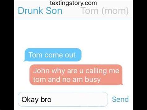 DRUNK SON AND MOM - YouTube