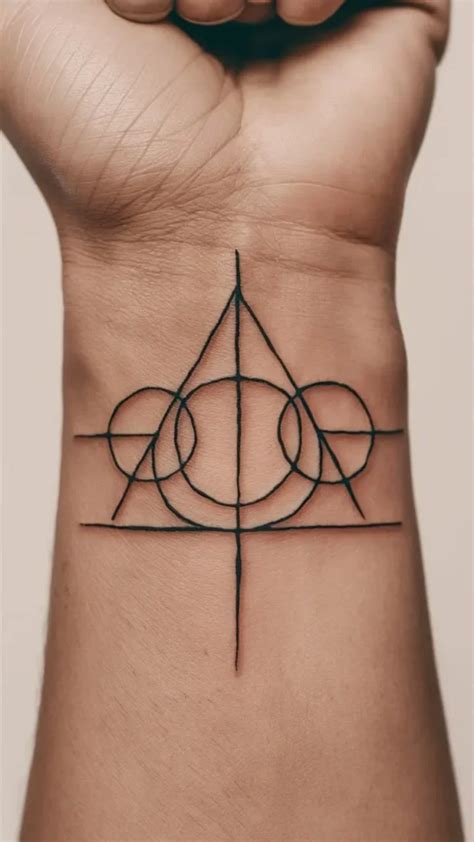 54 Deathly Hallows Sign Tattoo Ideas