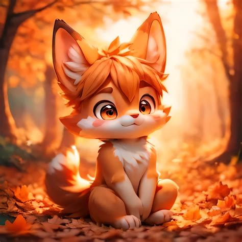 Cartoon squirrel sitting, adorable digital paintings, cute detailed ...