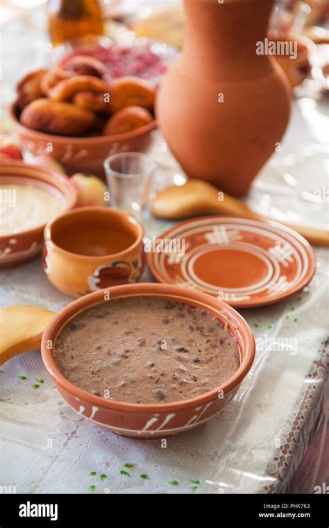 old slavonic food Stock Photo - Alamy