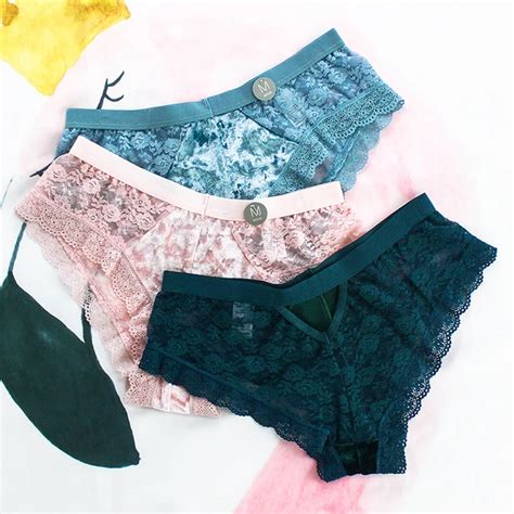SP&CITY European Style Vintage Lace Panties Feamle Sexy Underwear Women ...