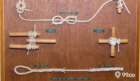 macam macam simpul   mudah membuatnya