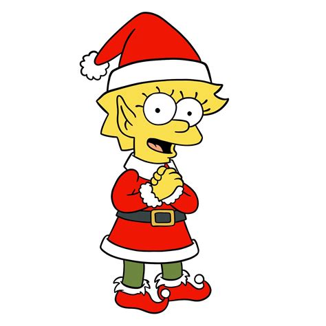 How to Draw Lisa Simpson as a Christmas Elf: Step-by-Step Guide
