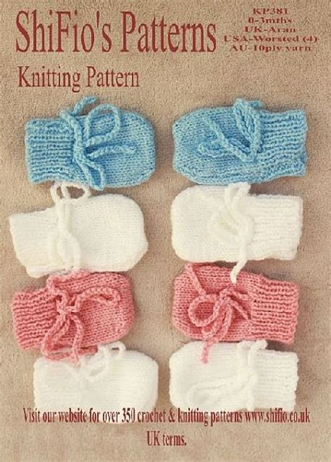 Free Baby Mittens Knitting Pattern - ShiFio's Patterns