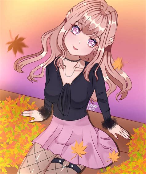 Autumn Girl (Outfit reference on Pinterest) by ChillkatArt on DeviantArt