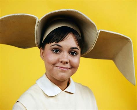 Sally Field with cute smiling expression 1967 sitcom The Flying Nun ...