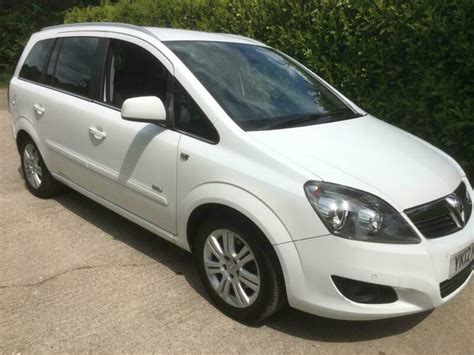 2012 White Vauxhall/Opel Zafira 1.8i Design 93K miles - FREE 3 MONTH ...