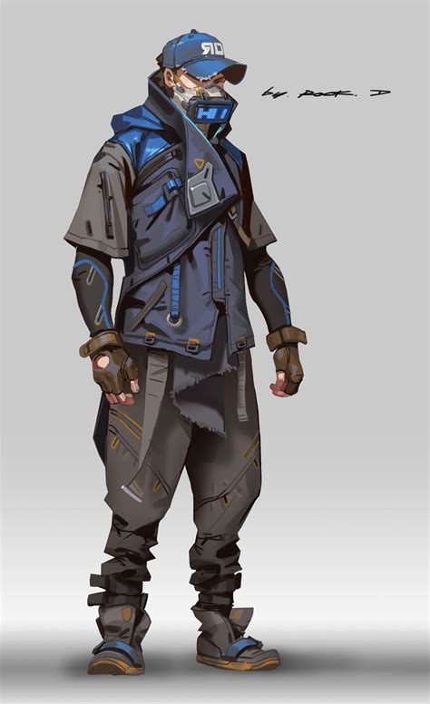 ArtStation - Cyberpunk style suit for myself, Rock D Style Cyberpunk ...