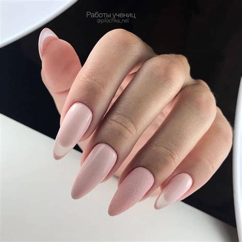 форма ногтей миндаль френч - uniformcustomize