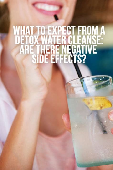 What to Expect from a Detox Water Cleanse - Are There Side Effects?